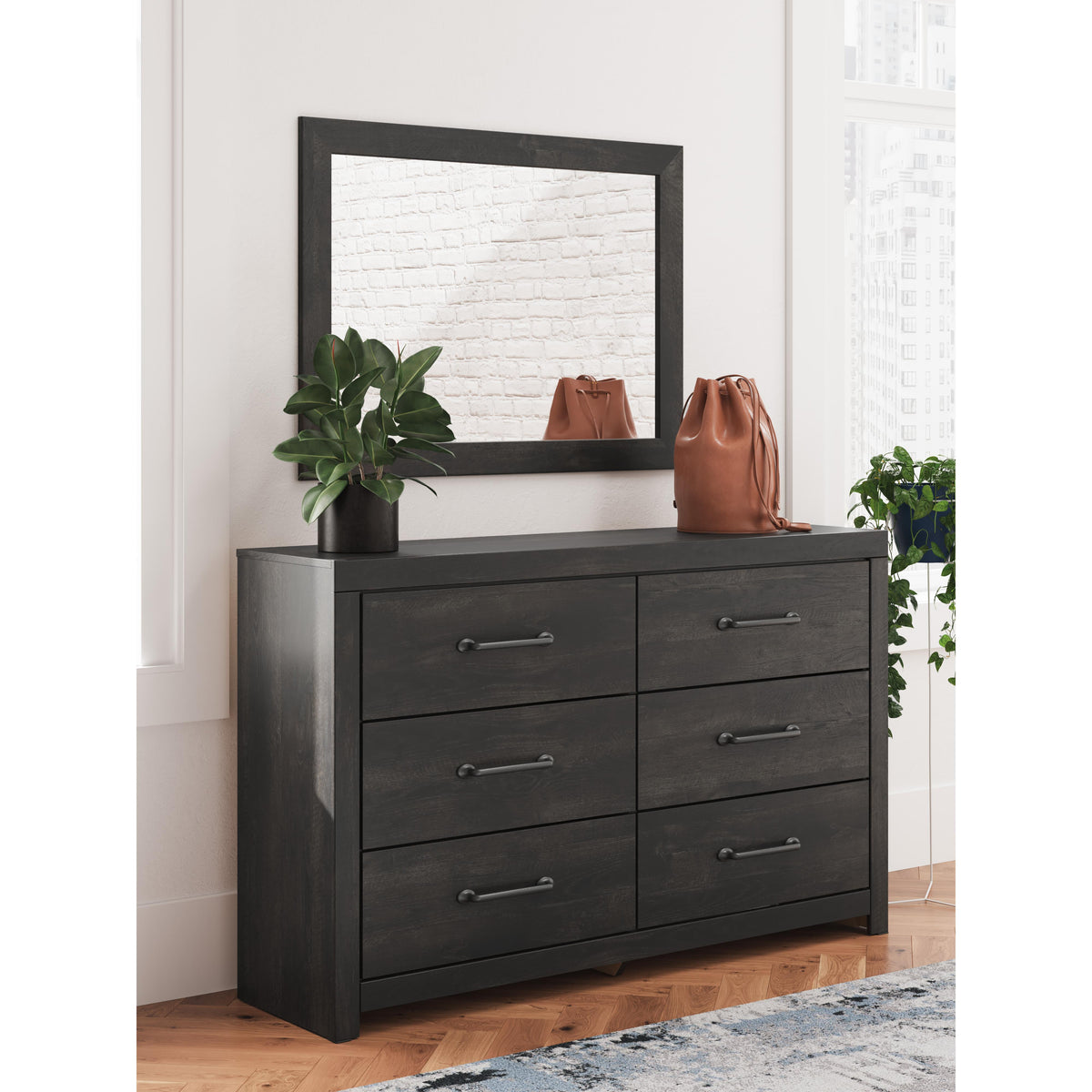 Signature Design by Ashley Hollivern PCB2108-36 Bedroom Mirror IMAGE 3