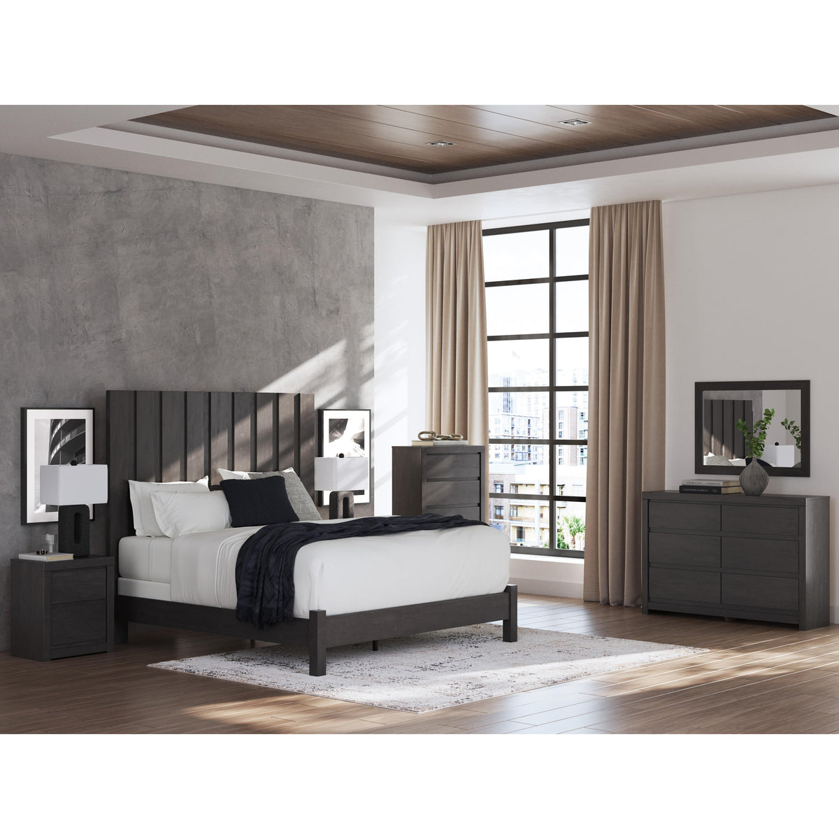 Signature Design by Ashley Fraluna PCB3370-36 Bedroom Mirror IMAGE 5