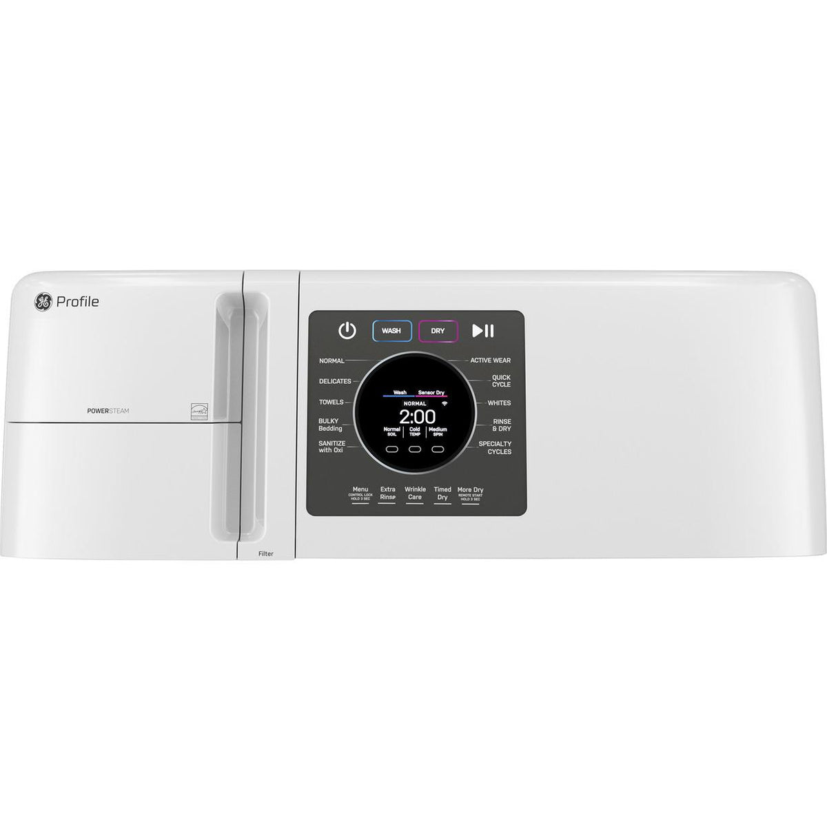  GE Profile 4.6 cu. ft. UltraFast Combo with Ventless Inverter Heat Pump Technology Washer/Dryer PFQ83HSSWWW IMAGE 3