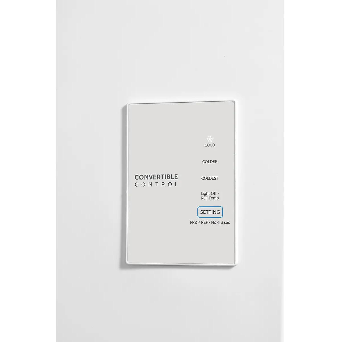  Midea 21 cu. ft. Convertible 2-in-1 Upright Freezer/Fridge MRU21F6AWW IMAGE 8