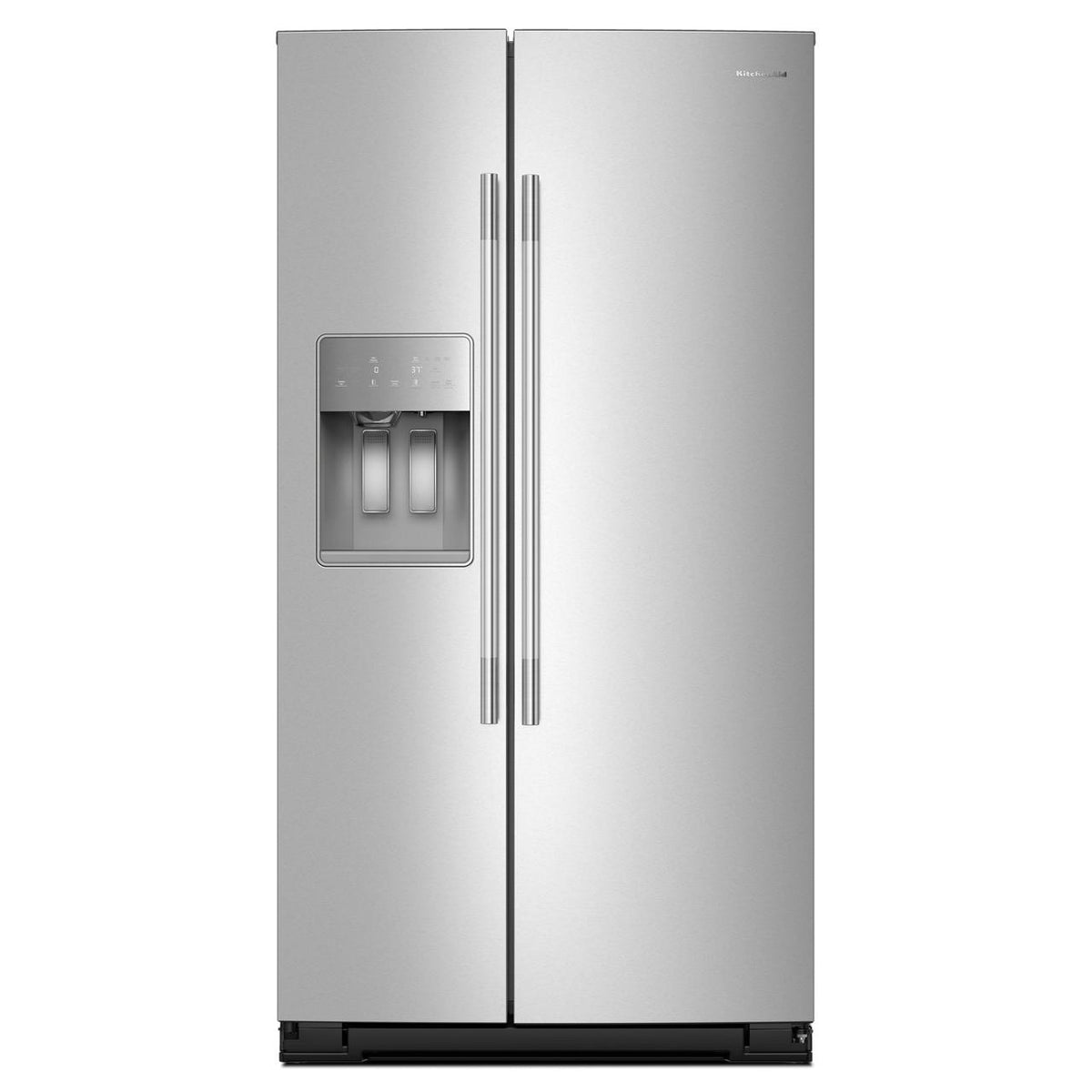  KitchenAid 36-inch, 28 cu. ft. Side-by-Side Refrigerator with Ice and Water Dispenser KRSF536RPS IMAGE 1