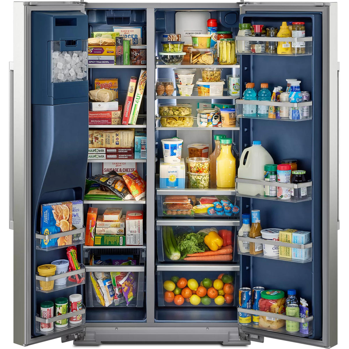  Maytag 36-inch, 21 cu. ft. Side-bye-Side Refrigerator with Ice and Water Dispenser MRSC6636RZ IMAGE 2