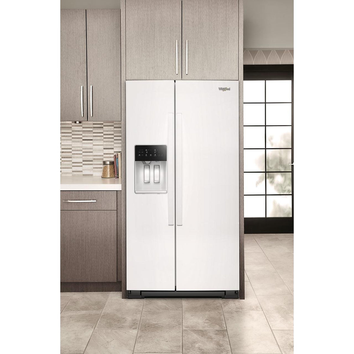  Whirlpool 36-inch, 21 cu. ft. Side-by-Side Refrigerator with Water and Ice Dispenser WRSC5536RW IMAGE 9
