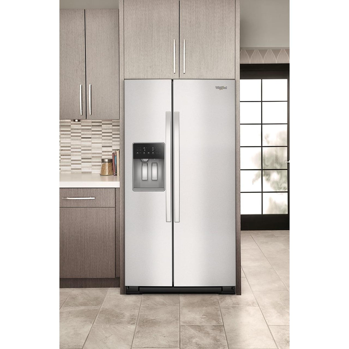  Whirlpool 36-inch, 28 cu. ft. Side-by-Side Refrigerator with Water and Ice Dispenser WRSF5536RZ IMAGE 8