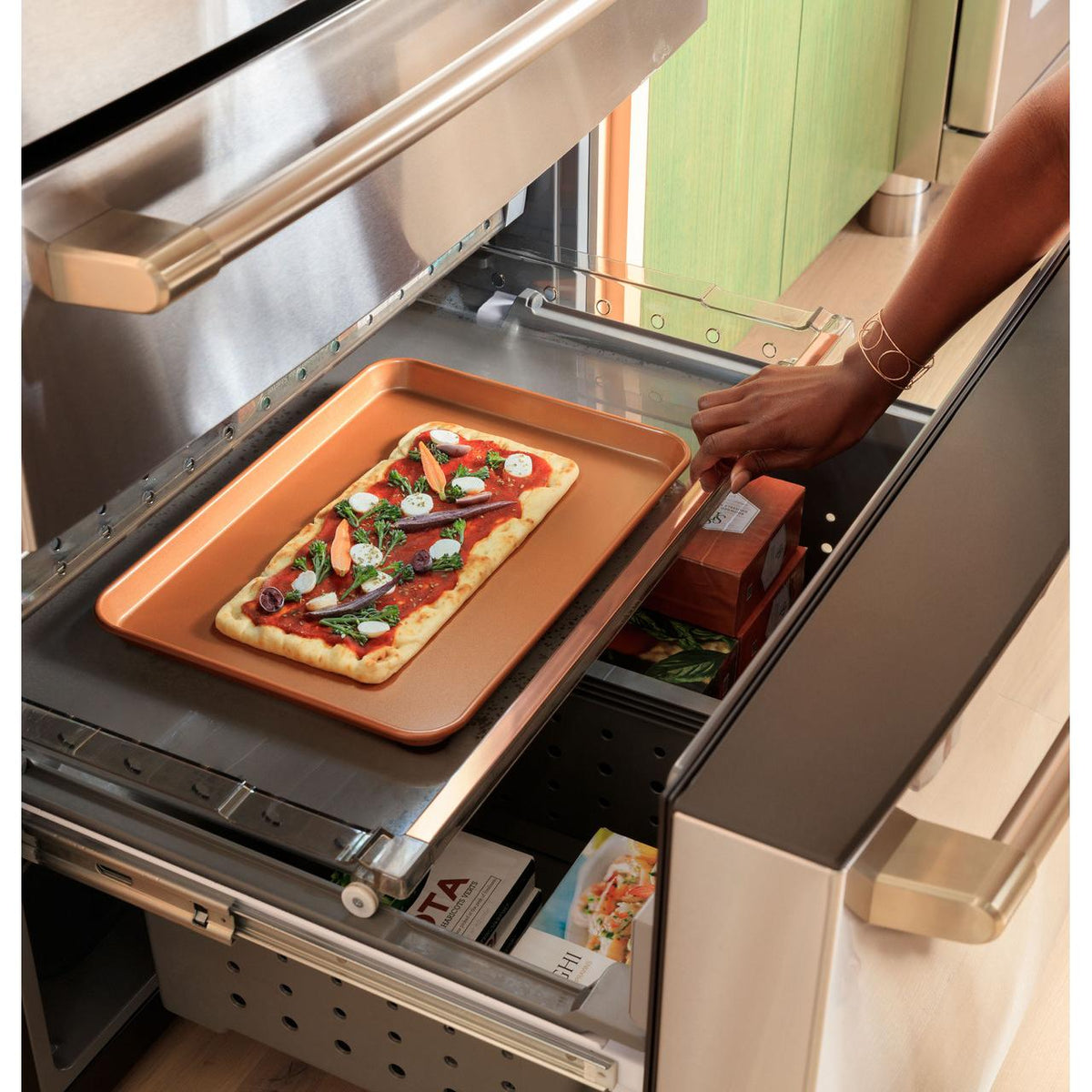  Café 36-inch, 23.2 Cu. Ft. Smart Counter-Depth 4-Door French-Door Refrigerator CJE23DP2WS1 IMAGE 7