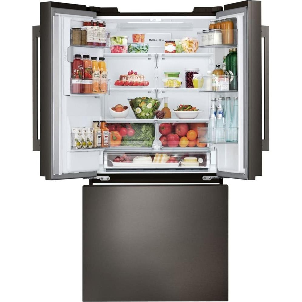  LG 25 cu.ft. 3-Door French Door Refrigerator with Ice and Water Dispenser LF25H6330D IMAGE 3