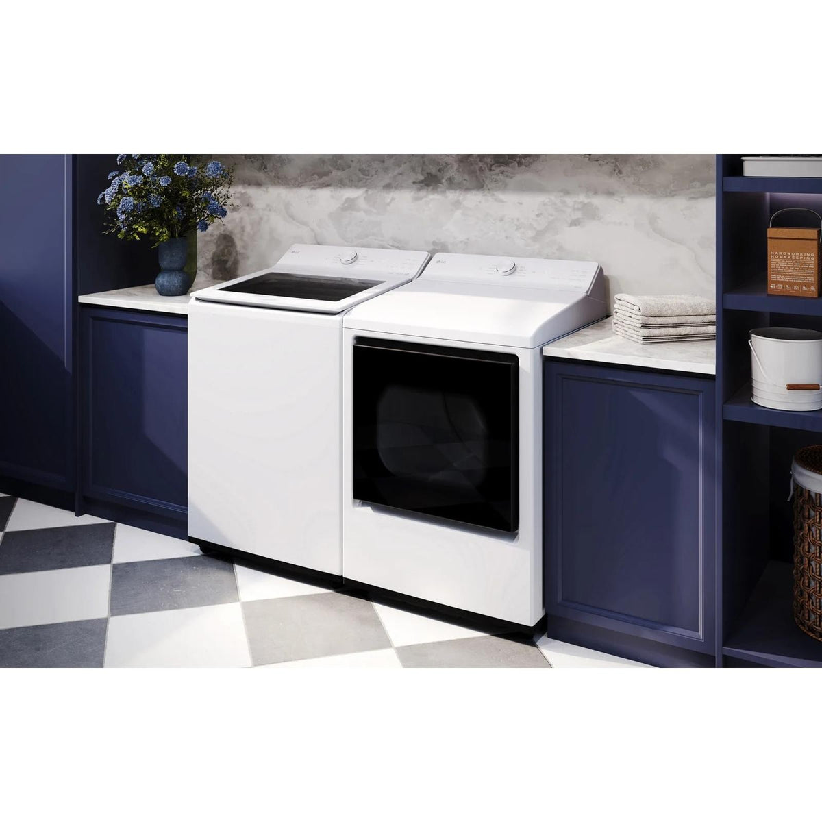  LG 7.3 cu.ft. Electric Dryer with ThinQ® DLE8200W IMAGE 13