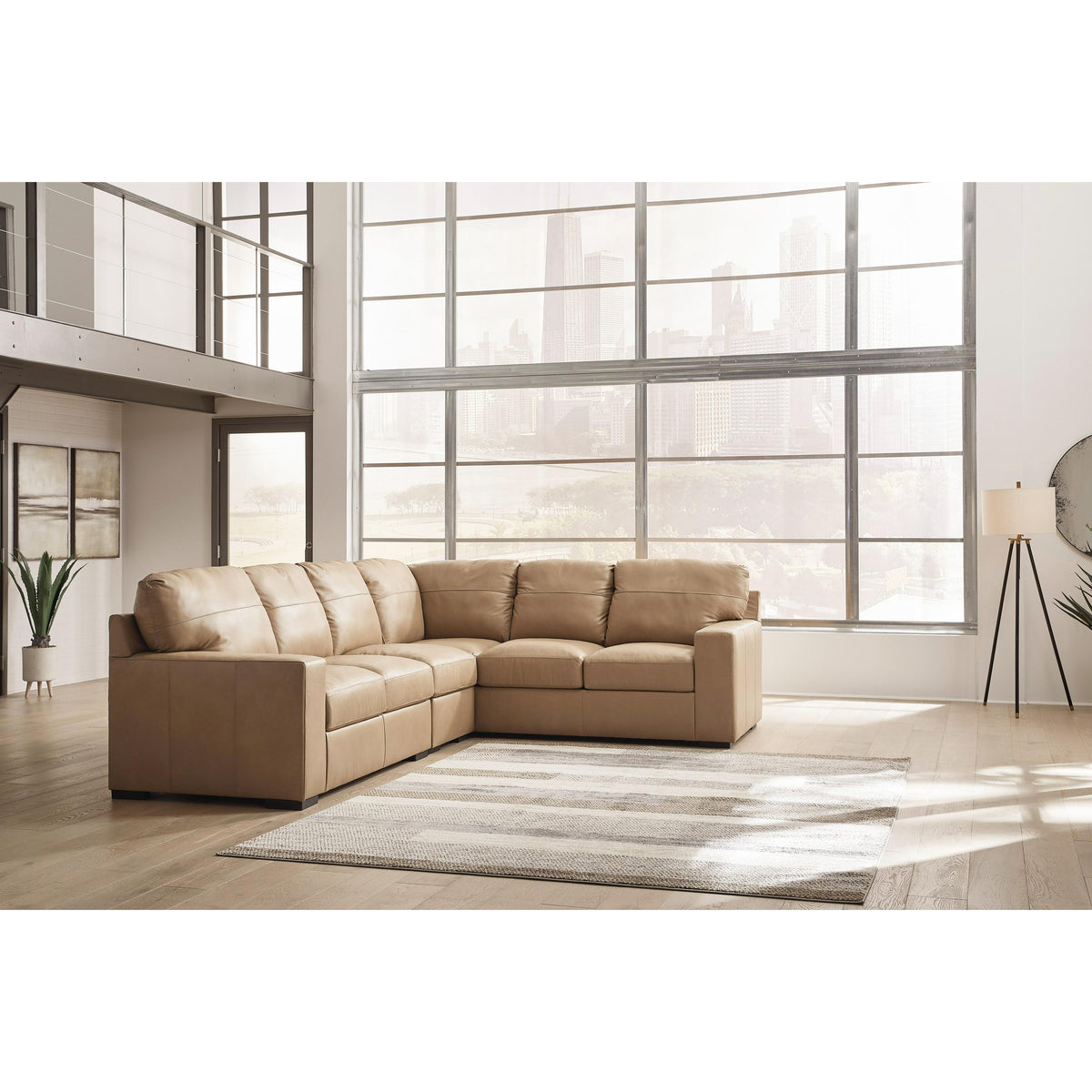  Signature Design by Ashley Bandon 38006S4 3 pc Sectional IMAGE 4