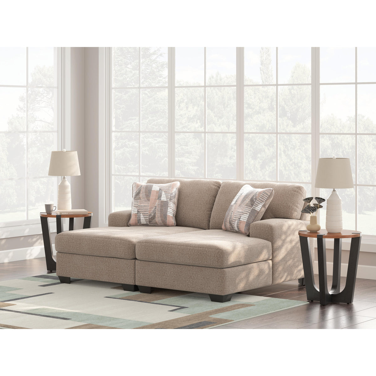  Benchcraft Newellen 48404S4 2 pc Super Chaise IMAGE 3