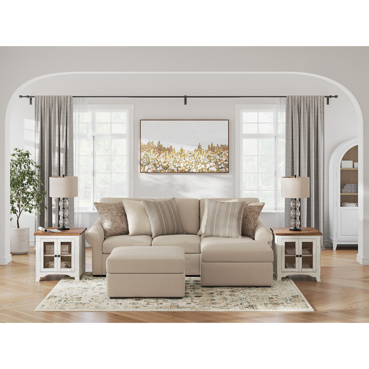 Benchcraft LadyMae 5940408 Oversized Accent Ottoman IMAGE 10
