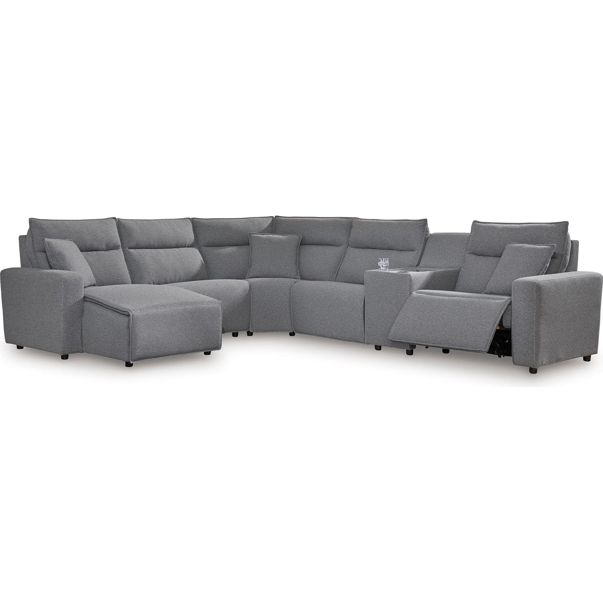  Signature Design by Ashley Modmax 65906S19 6 pc Power Reclining Sectional with Chaise IMAGE 1
