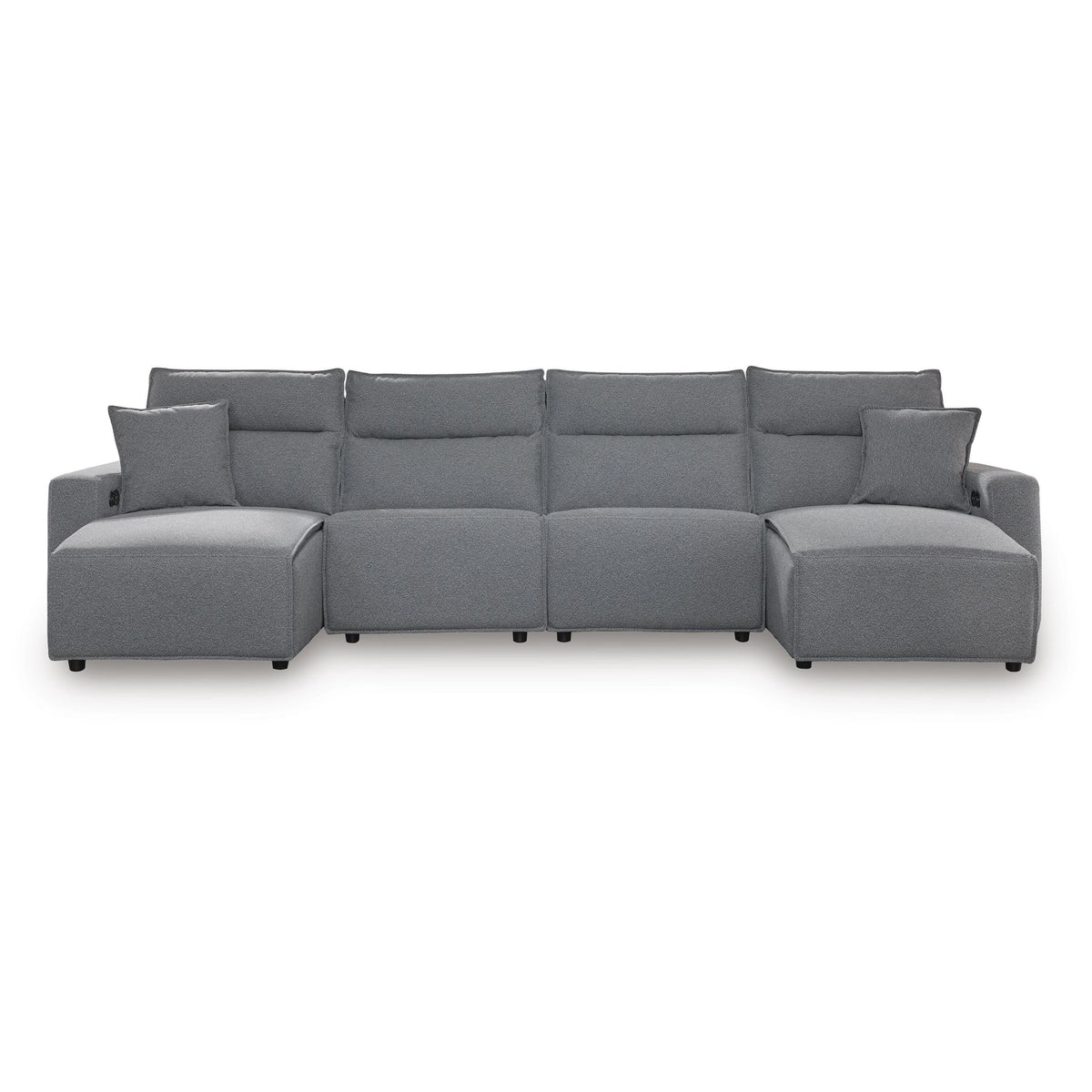  Signature Design by Ashley Modmax 65906S37 4 pc Reclining Sectional with Double Chaise IMAGE 1