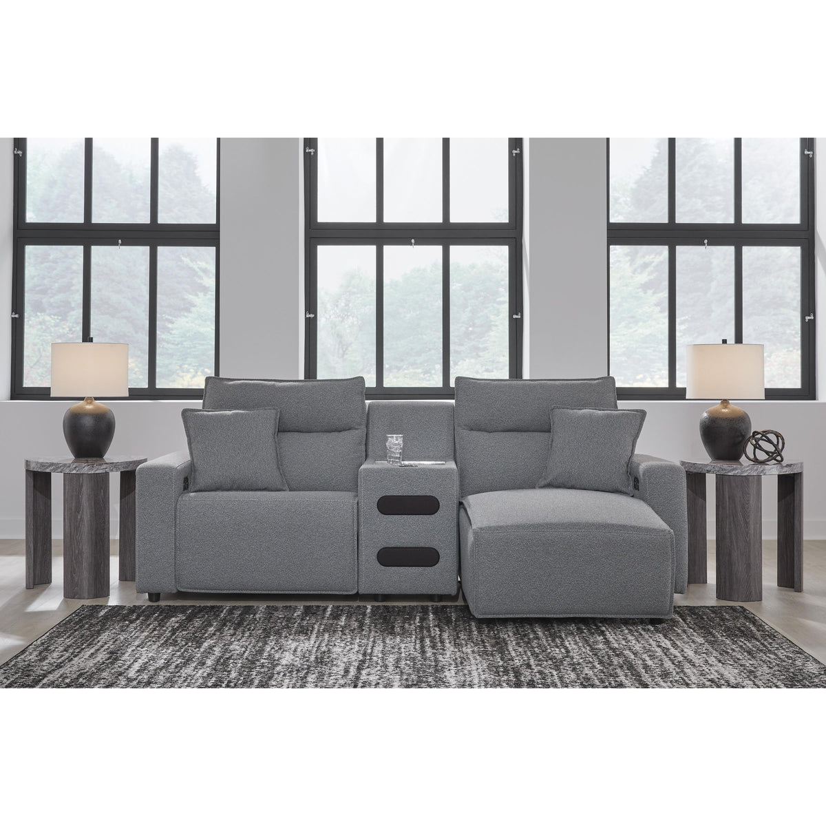  Signature Design by Ashley Modmax 65906S5 3 pc Power Reclining Sectional with Chaise IMAGE 5