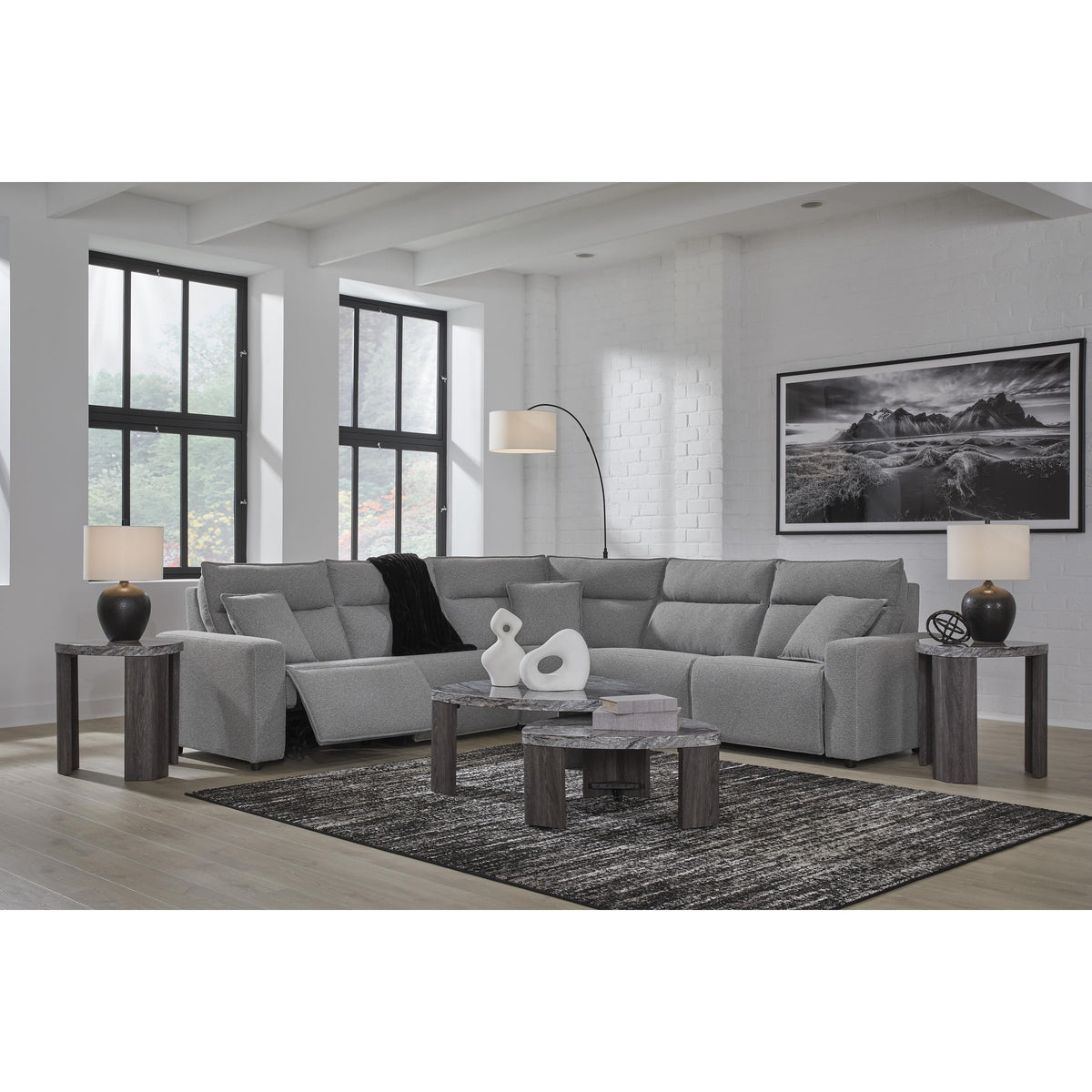  Signature Design by Ashley Modmax 65906S8 5 pc Power Reclining Sectional IMAGE 5
