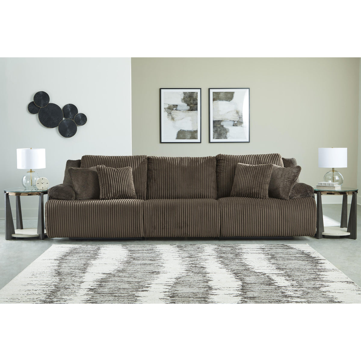  Signature Design by Ashley Top Tier 92705S8 3 pc Sectional Sofa IMAGE 2