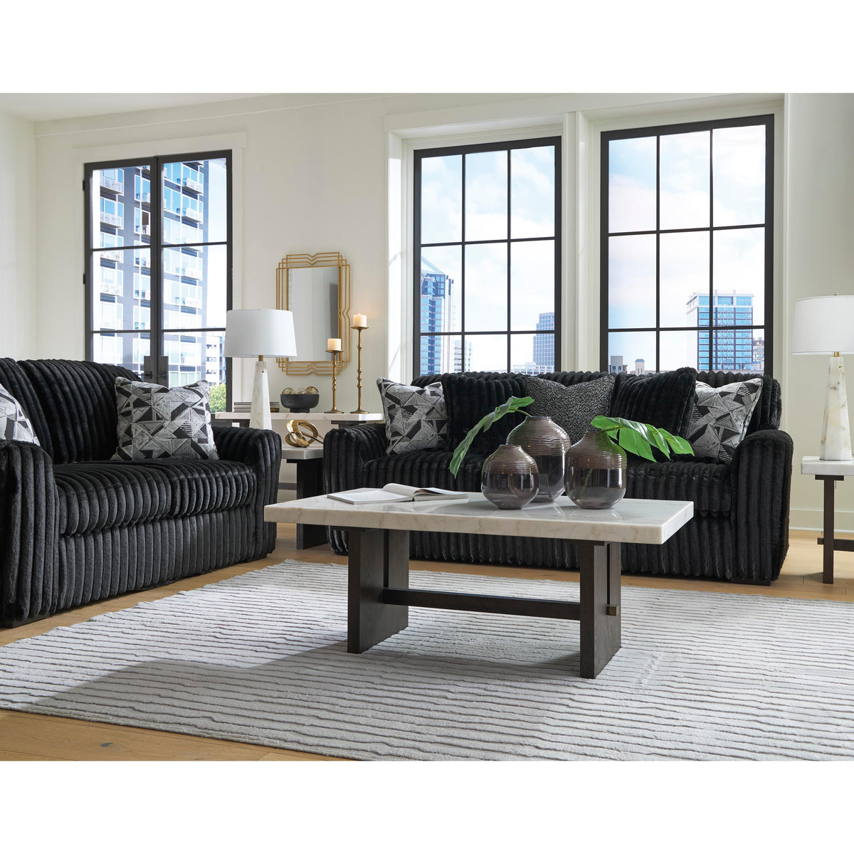  Signature Design by Ashley Midnight-Madness 9810338 Sofa IMAGE 10