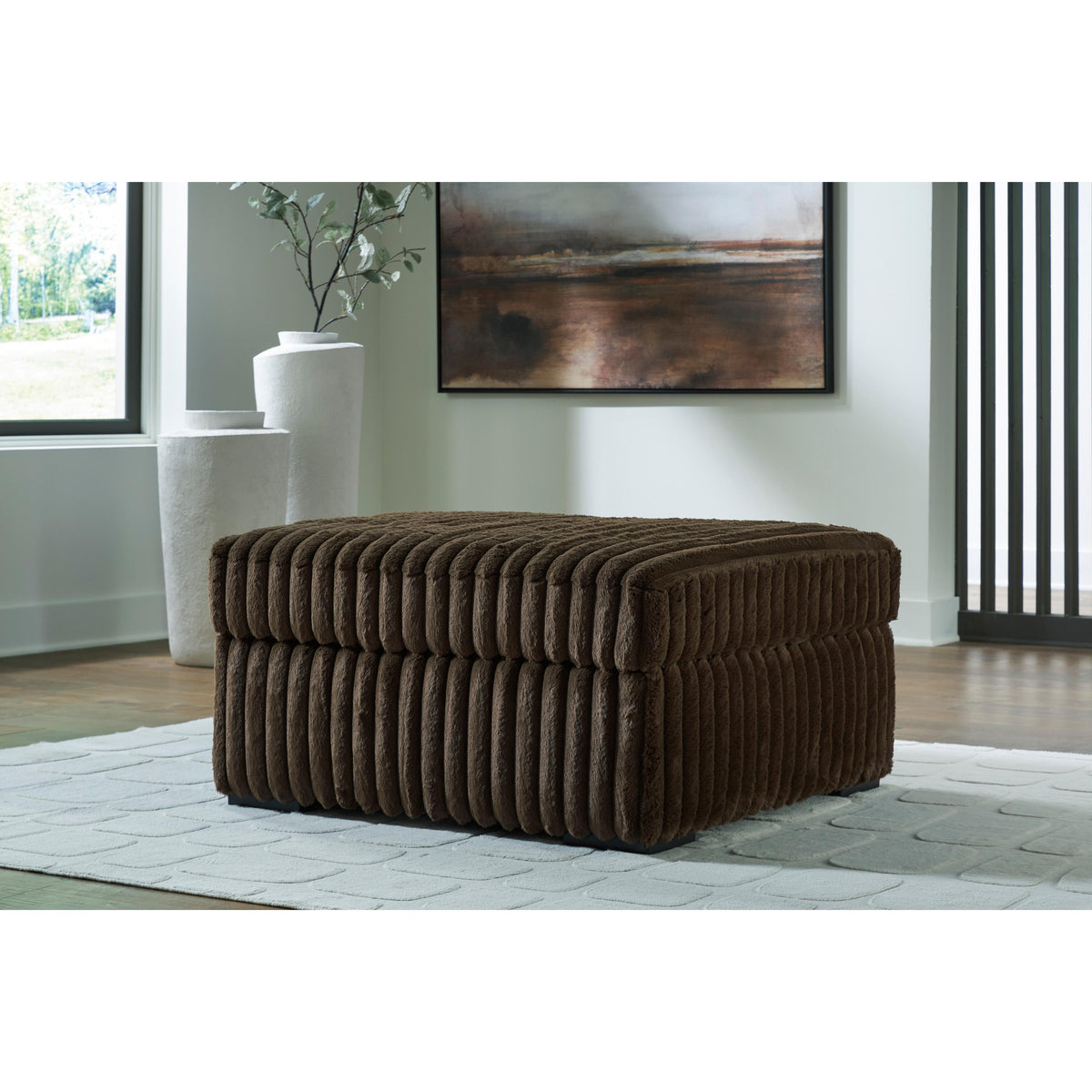 Signature Design by Ashley Midnight-Madness 9810408 Oversized Accent Ottoman IMAGE 3