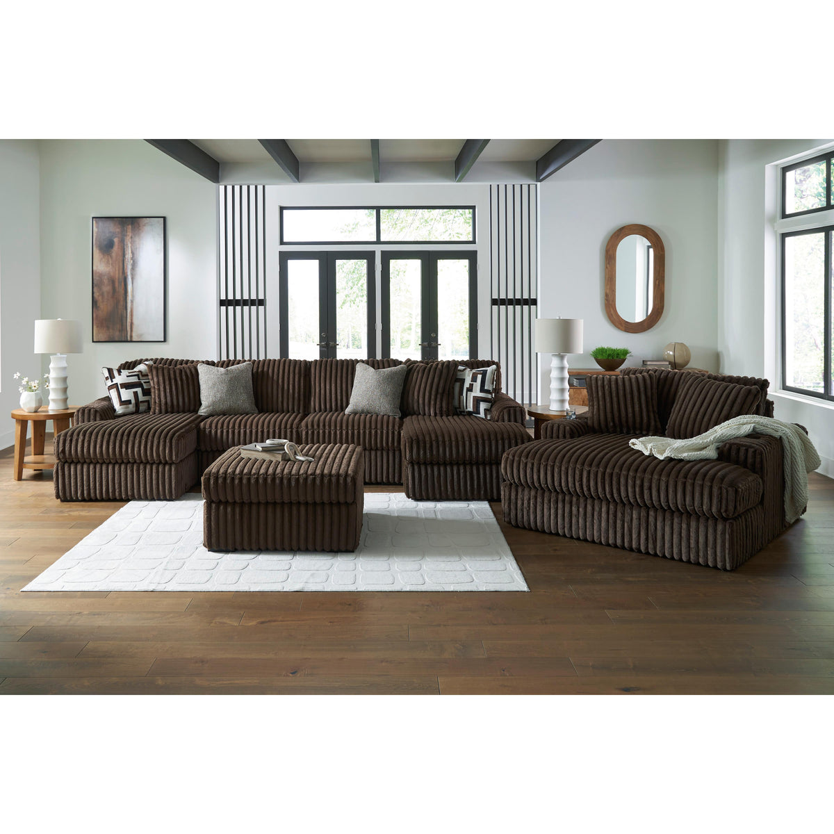 Signature Design by Ashley Midnight-Madness 9810408 Oversized Accent Ottoman IMAGE 6