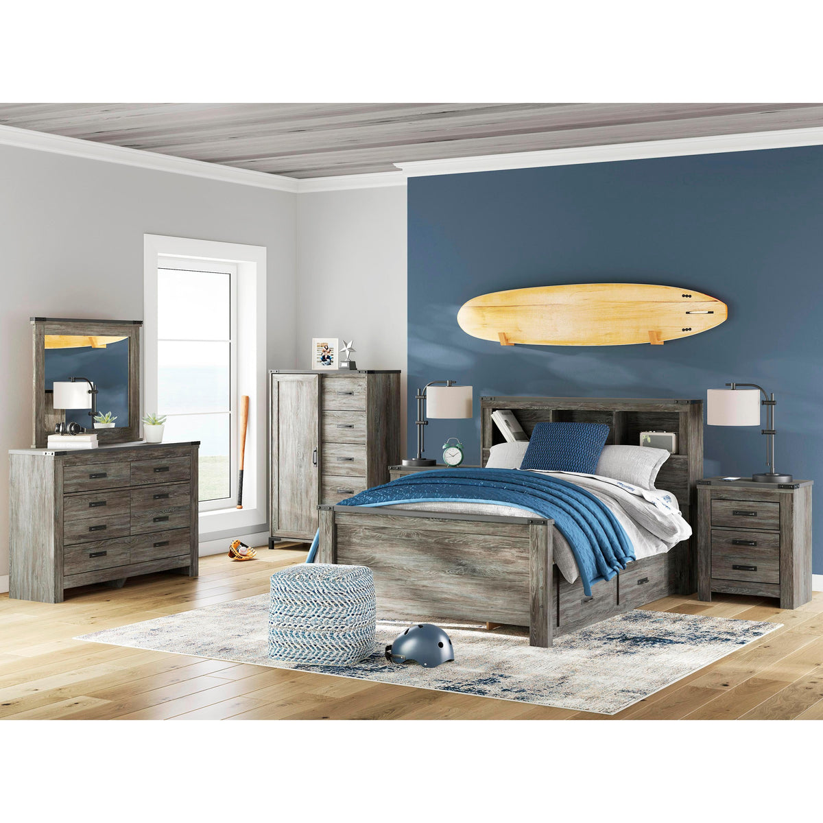  Signature Design by Ashley Frandern B4480-26 Bedroom Mirror IMAGE 4