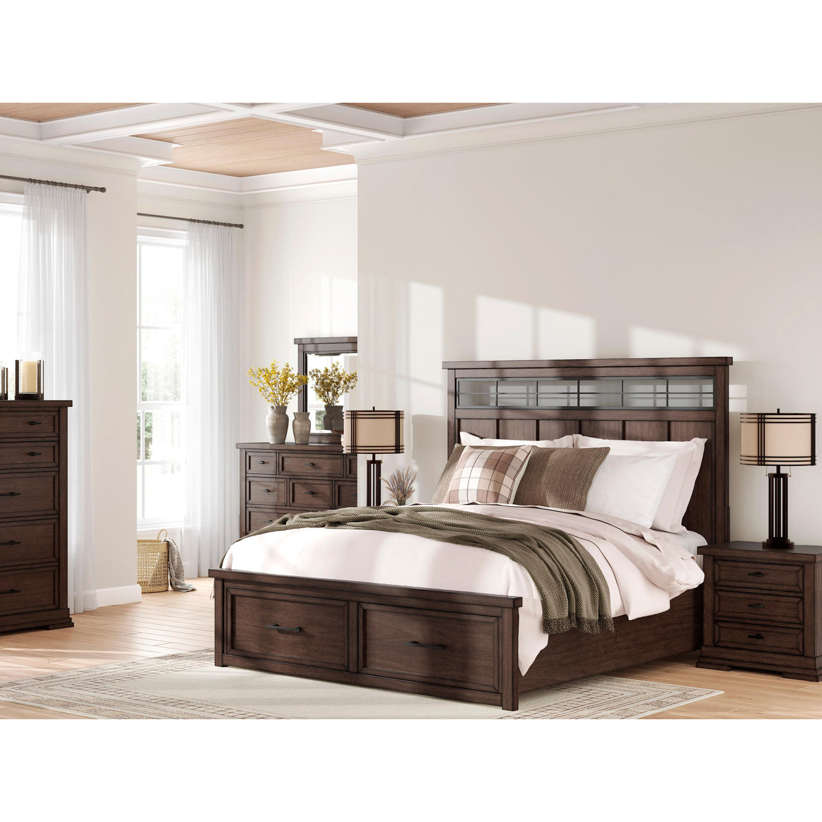 Signature Design by Ashley Taffenbrook B849B1 Dresser and Mirror IMAGE 10