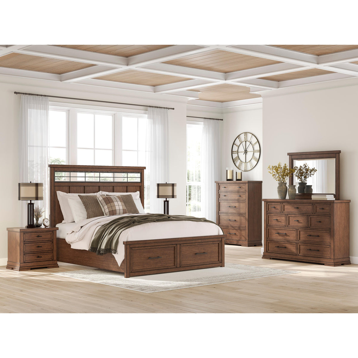 Signature Design by Ashley Taffenbrook B849B1 Dresser and Mirror IMAGE 13