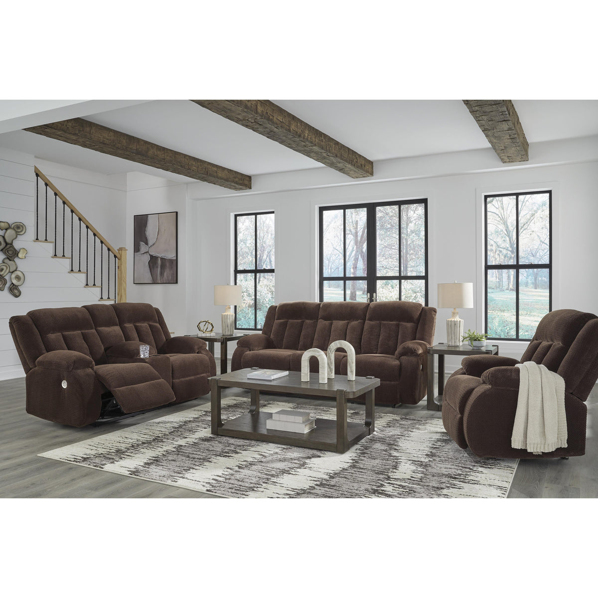  Signature Design by Ashley Free Wake PC2140696 Double Reclining Power Loveseat with Console IMAGE 9