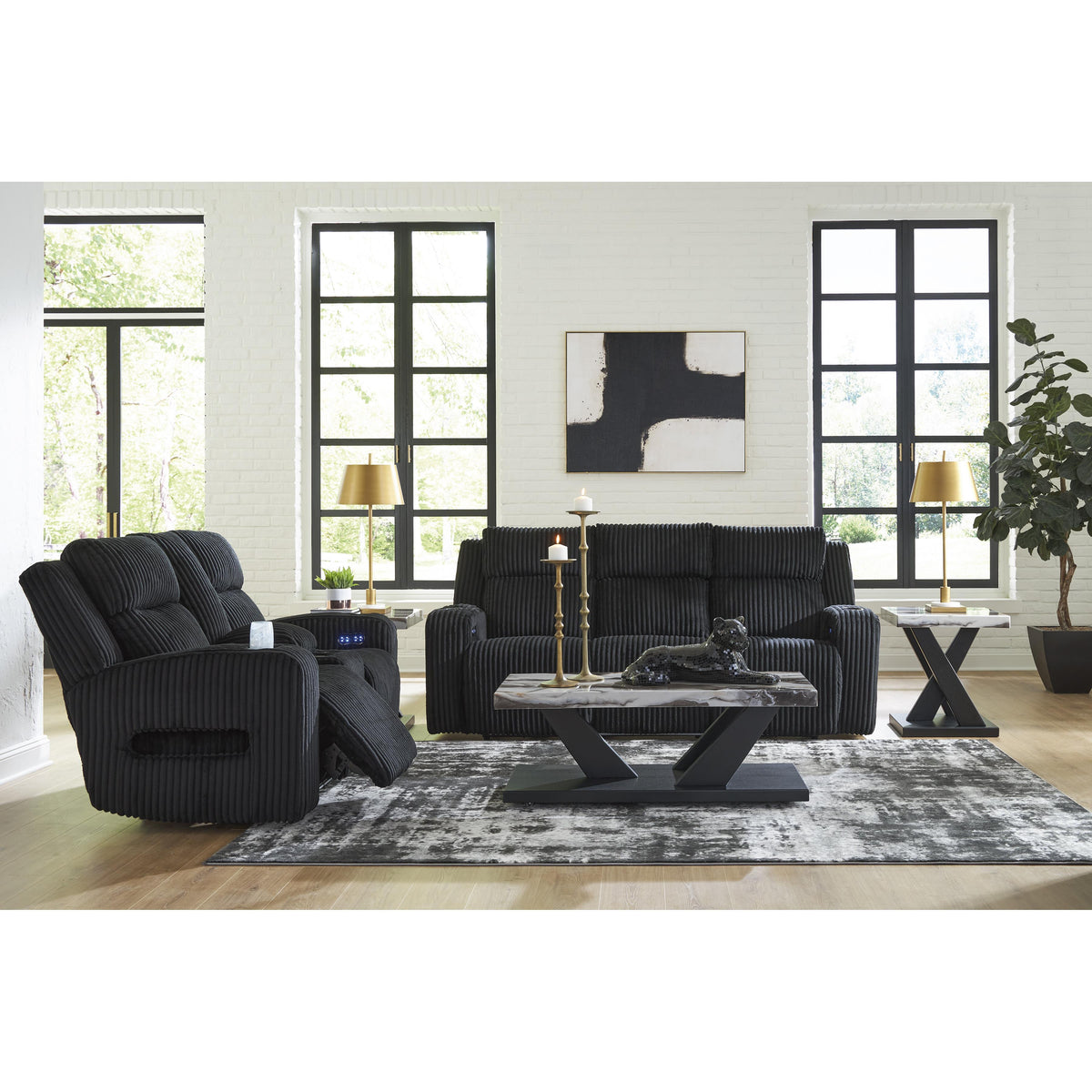  Signature Design by Ashley Forest Lake PC6420218 Power Reclining Loveseat with Console and Adjustable Headrest IMAGE 14