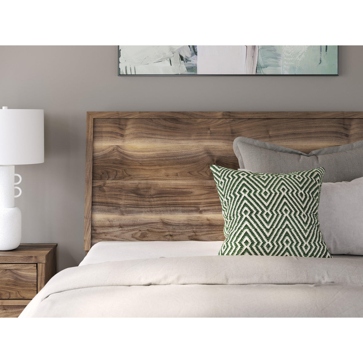  Signature Design by Ashley Chirason PCB3367-57 Queen Panel Headboard IMAGE 3