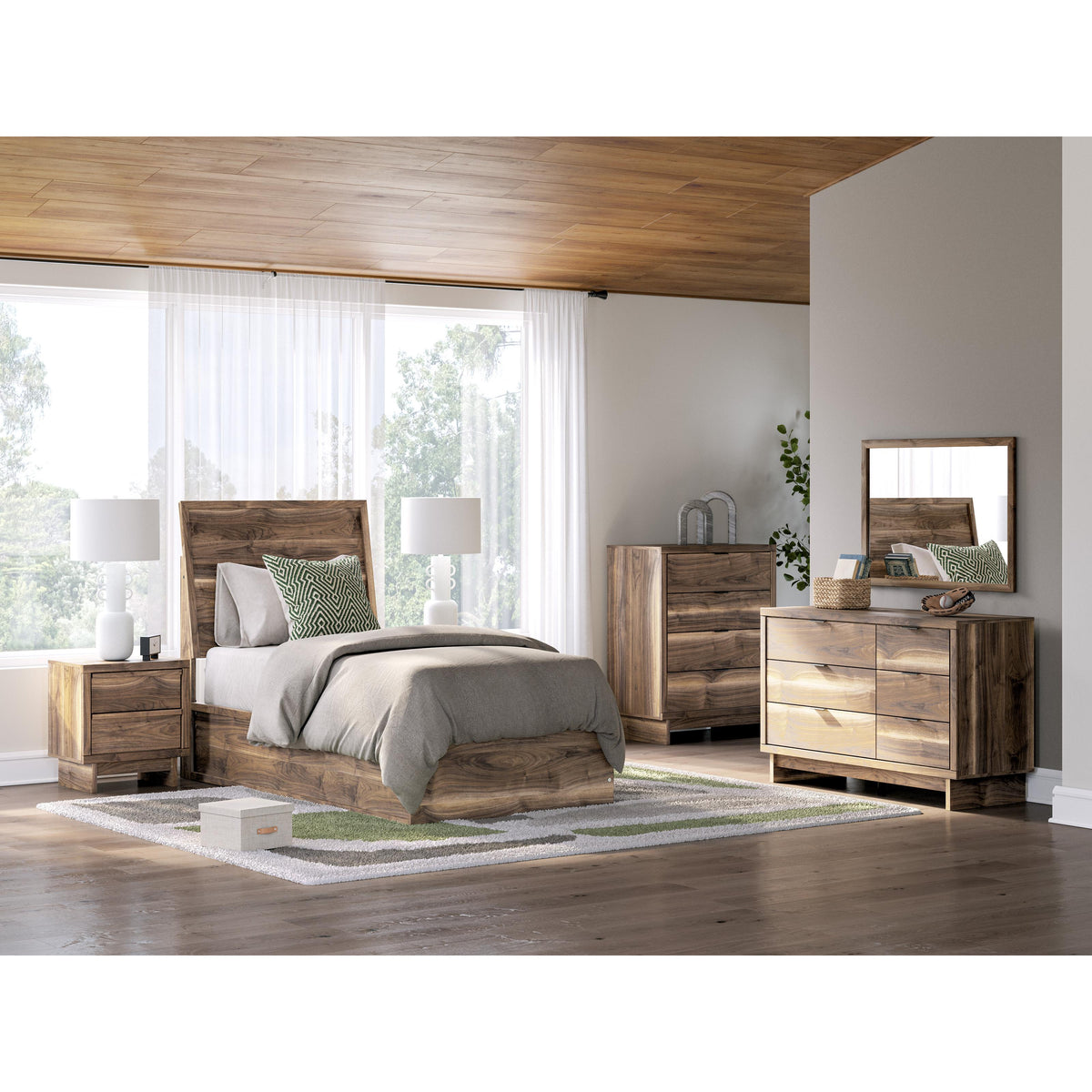  Signature Design by Ashley Chirason PCB3367B21 Twin Panel Bed IMAGE 8