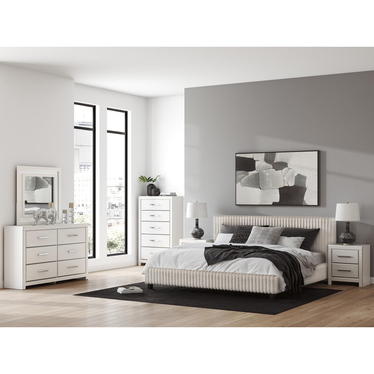  Signature Design by Ashley Zuraleus PCB3381B13 King Upholstered Bed IMAGE 11