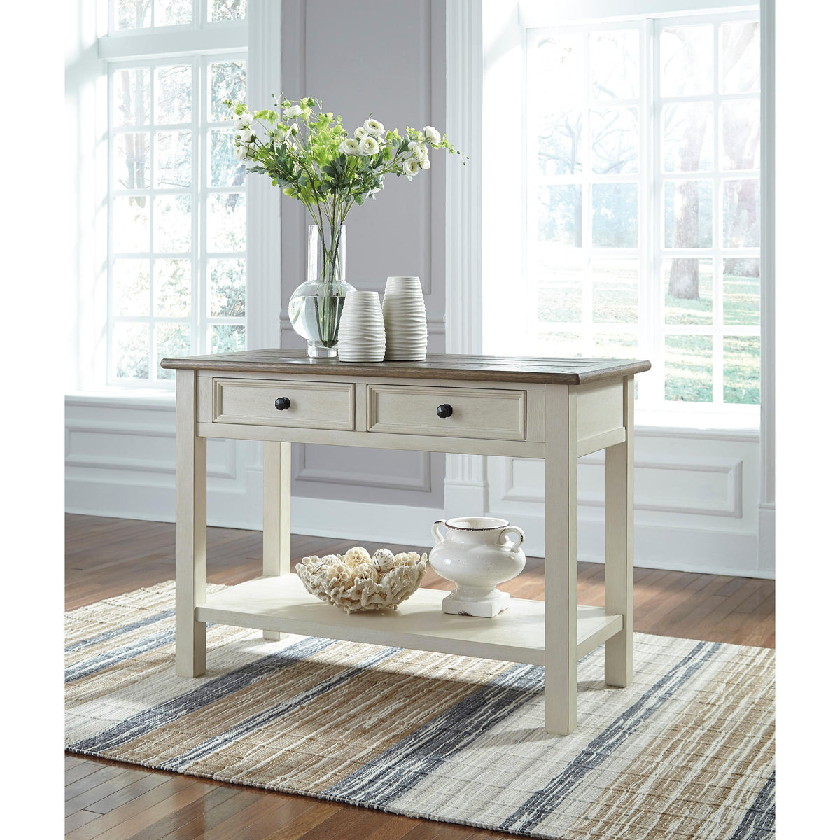 Signature Design by Ashley Bolanburg T637T7 Sofa Table and Chair Side End Table IMAGE 2