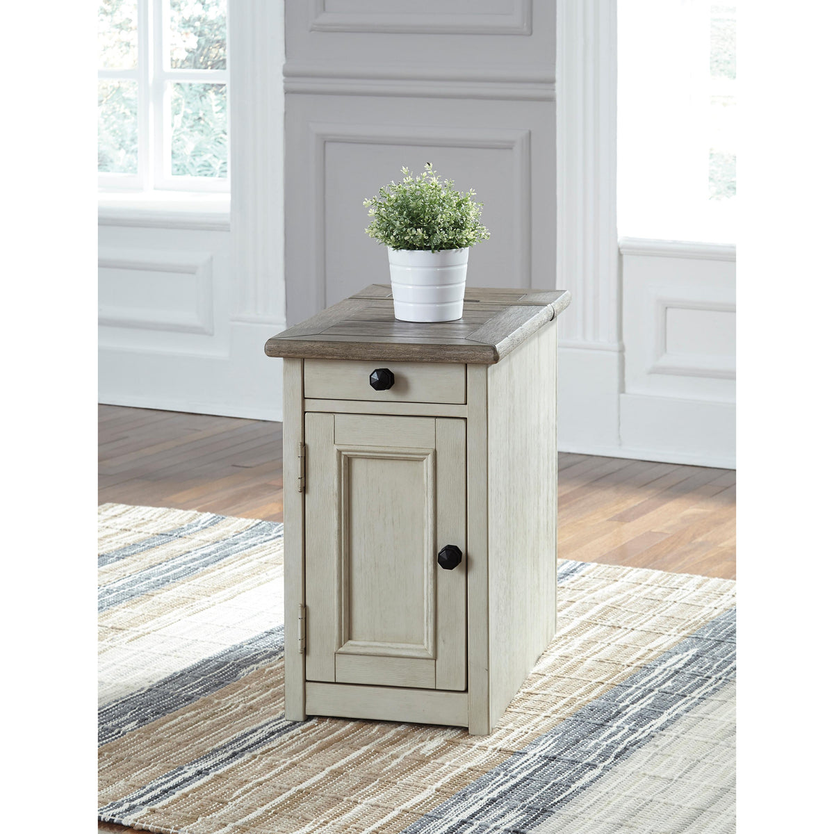 Signature Design by Ashley Bolanburg T637T7 Sofa Table and Chair Side End Table IMAGE 3