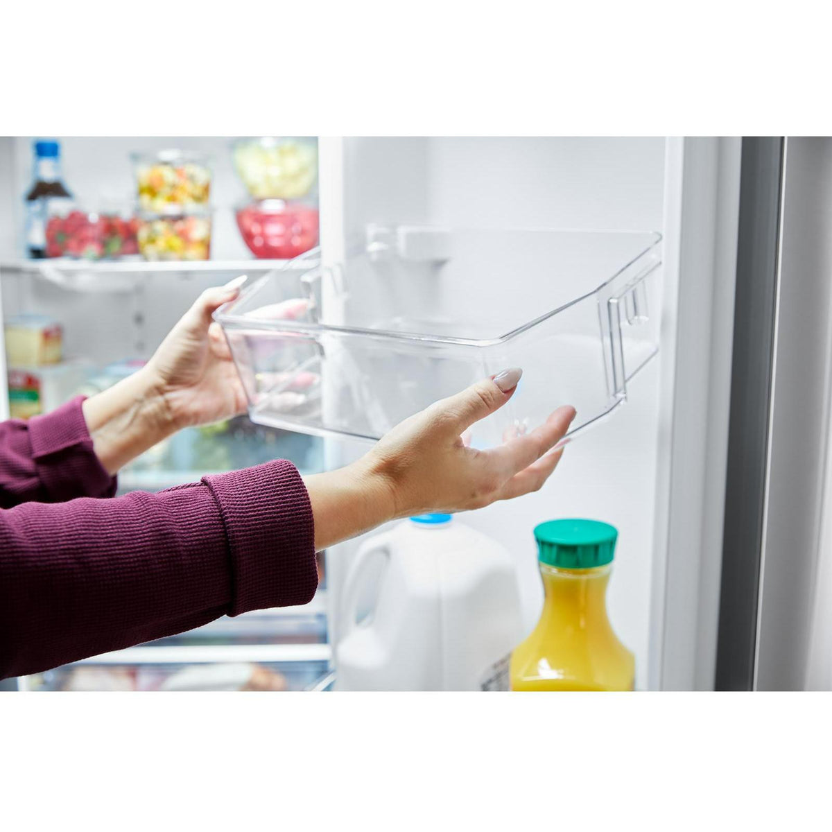  Whirlpool 36-inch, 31 cu. ft. Freestanding French 3- Door Refrigerator with Internal Water Dispenser WRFF3336SZ IMAGE 15