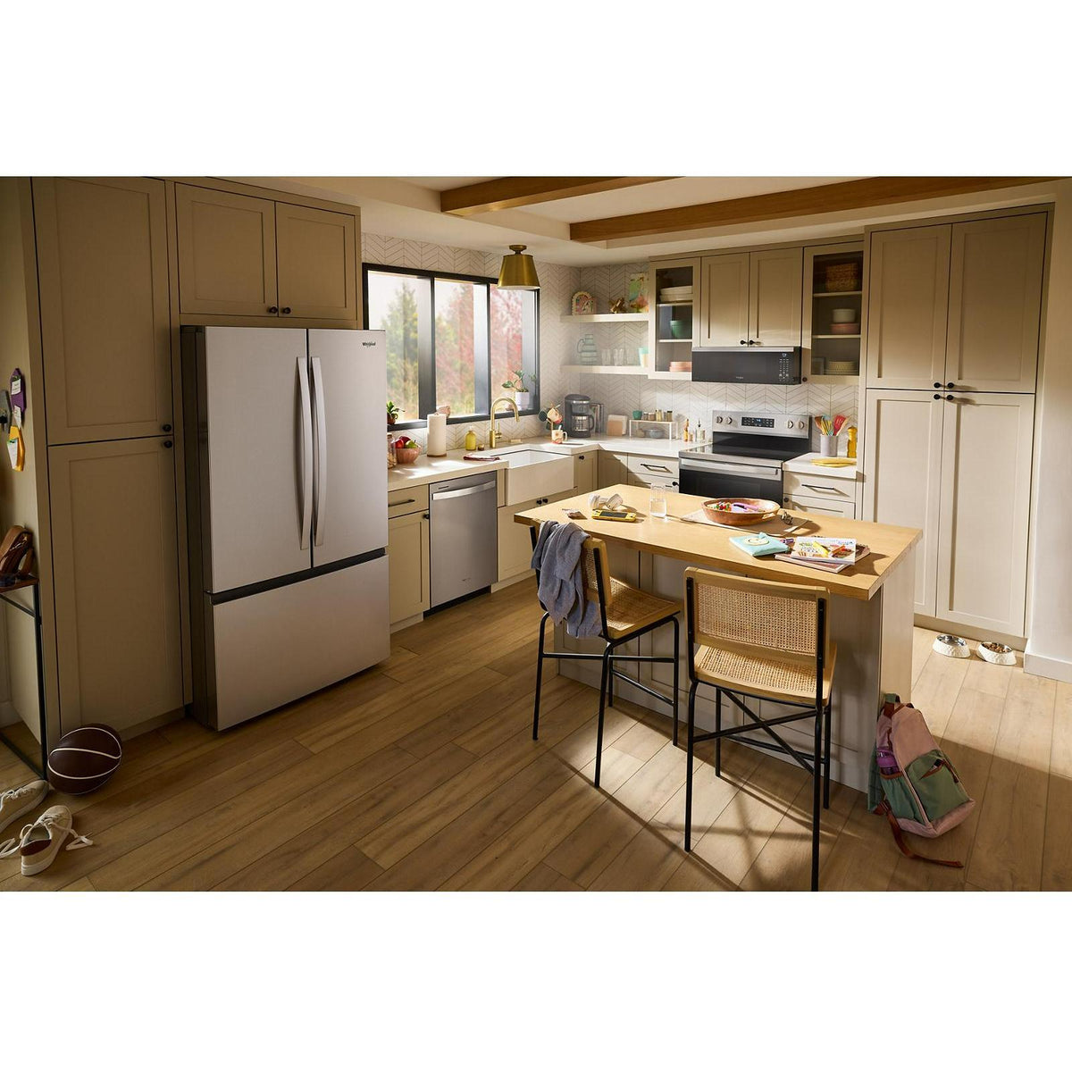  Whirlpool 36-inch, 31 cu. ft. Freestanding French 3- Door Refrigerator with Internal Water Dispenser WRFF3336SZ IMAGE 17