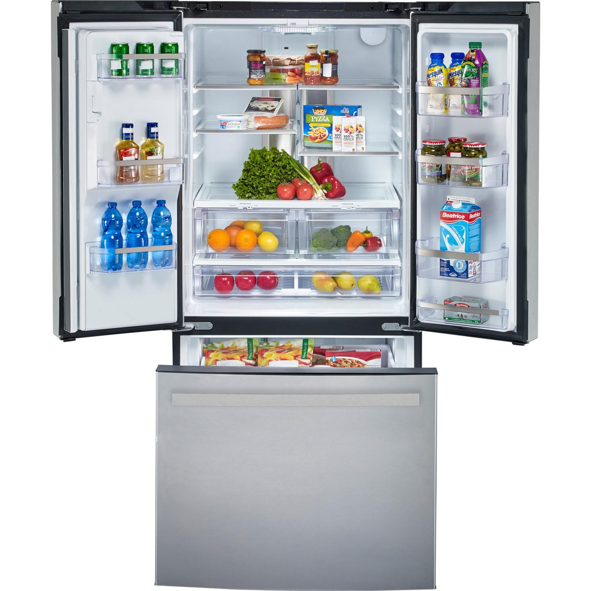  GE Profile 33-inch, 17.5 cu.ft. French-Door Refrigerator with FrostGuard™ Technology PYE18HYRCFS IMAGE 2