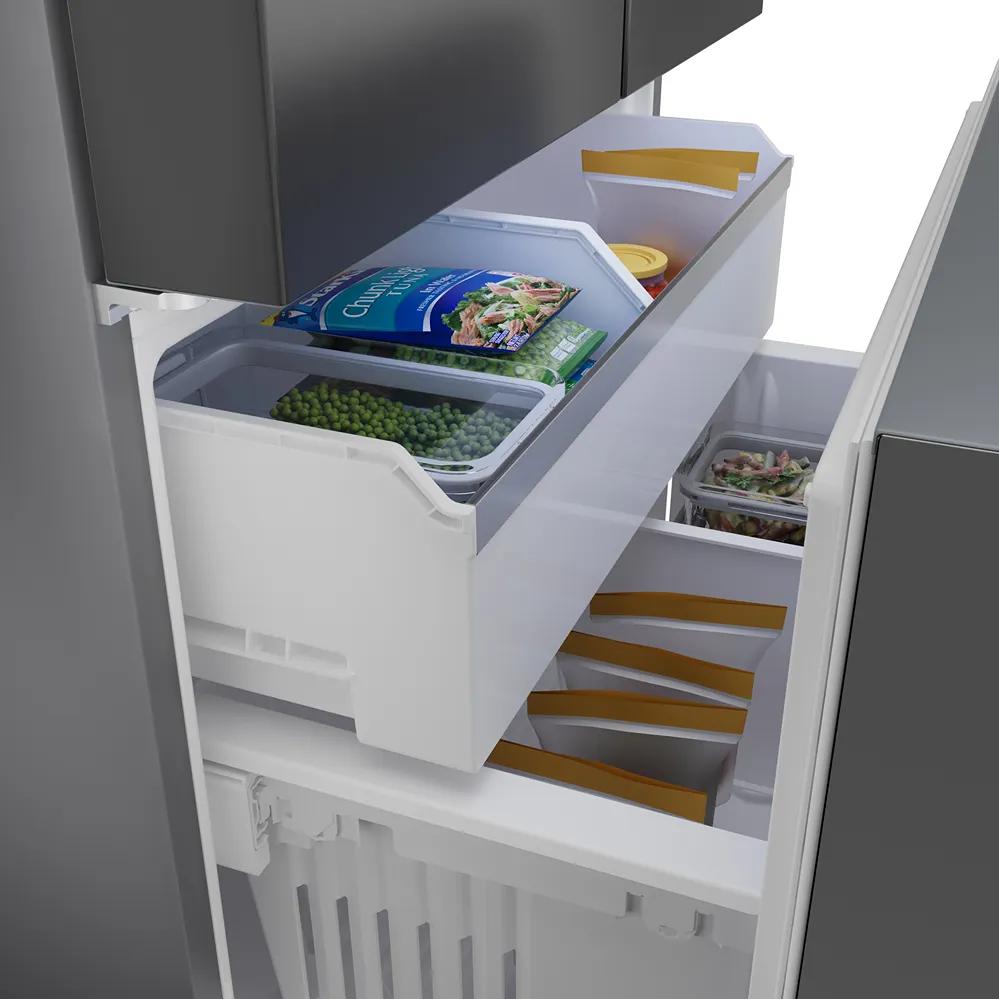  Bosch 36-inch, 21.6 cu. ft. Counter-Depth  French 3-Door Refrigerator with Water and Ice Dispensing System B36CD52SNB IMAGE 12