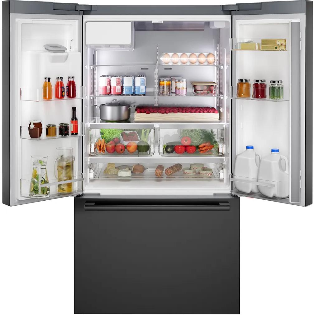  Bosch 36-inch, 21.6 cu. ft. Counter-Depth  French 3-Door Refrigerator with Water and Ice Dispensing System B36CD52SNB IMAGE 3