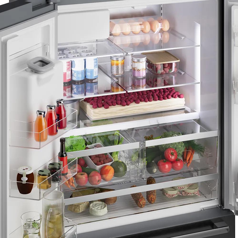  Bosch 36-inch, 21.6 cu. ft. Counter-Depth  French 3-Door Refrigerator with Water and Ice Dispensing System B36CD52SNB IMAGE 8