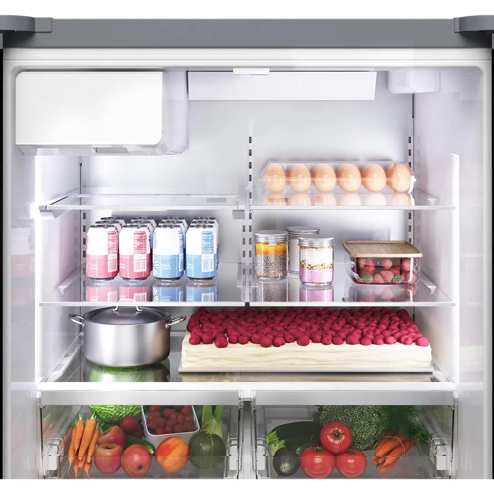  Bosch 36-inch, 21.6 cu. ft. Counter-Depth  French 3-Door Refrigerator with Water and Ice Dispensing System B36CD52SNB IMAGE 9