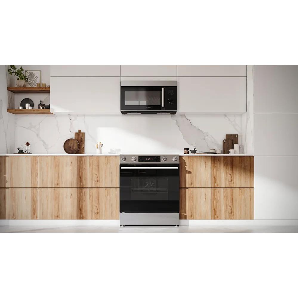  Bosch 30-inch Slide-in Electric Range with Convection Technology HEF1050MC IMAGE 15