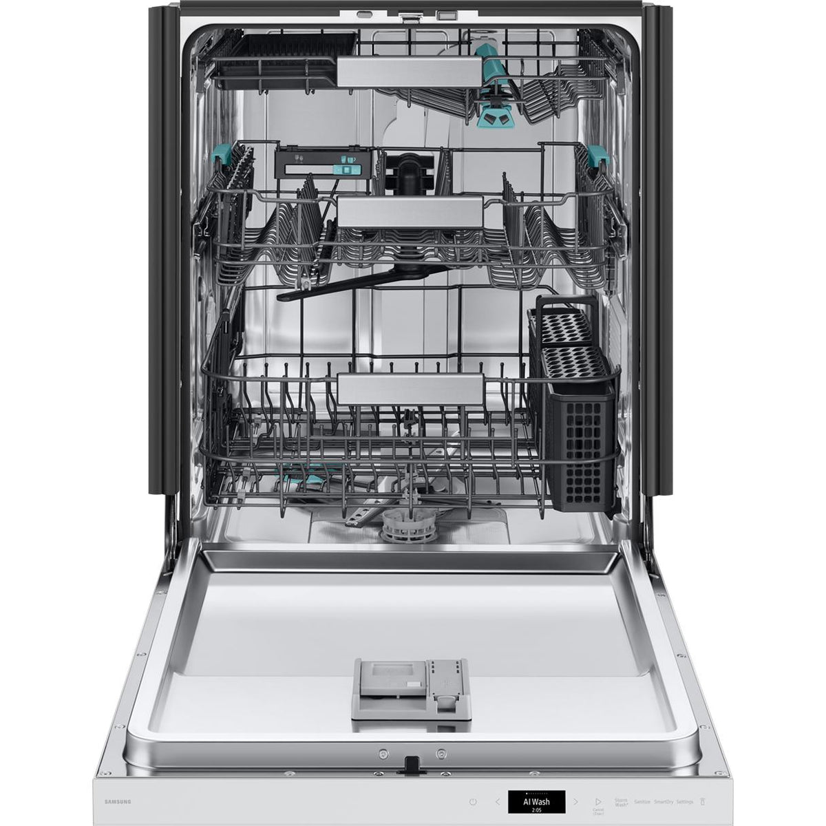  Samsung Bespoke Built-In Dishwasher with Third Rack and AI Wash DW90F89T0U12AA IMAGE 2