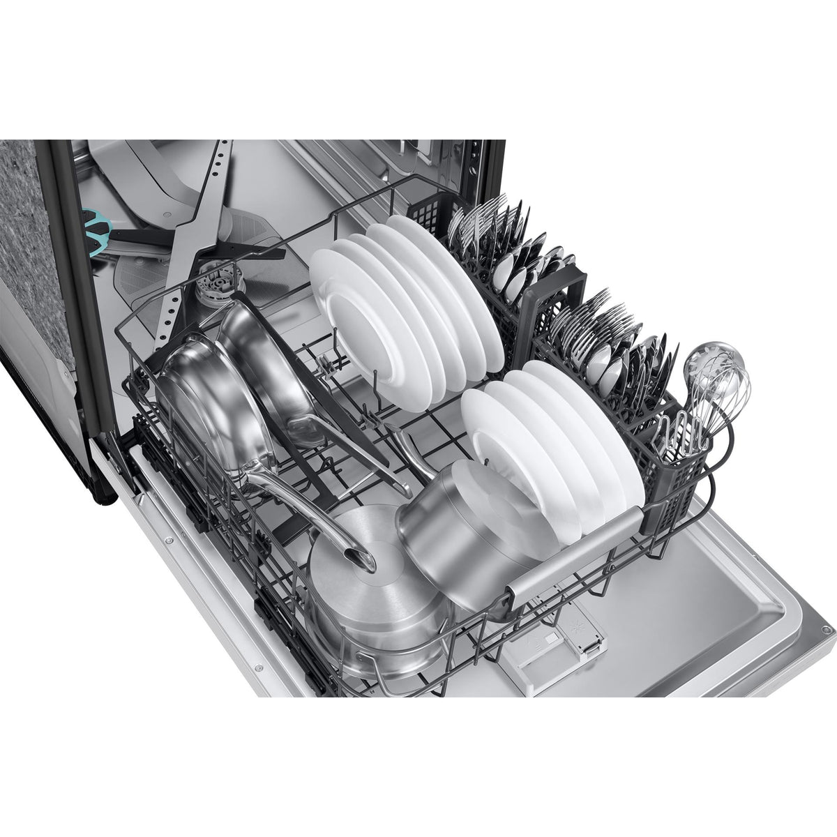  Samsung Bespoke Built-In Dishwasher with Third Rack and AI Wash DW90F89T0U12AA IMAGE 9
