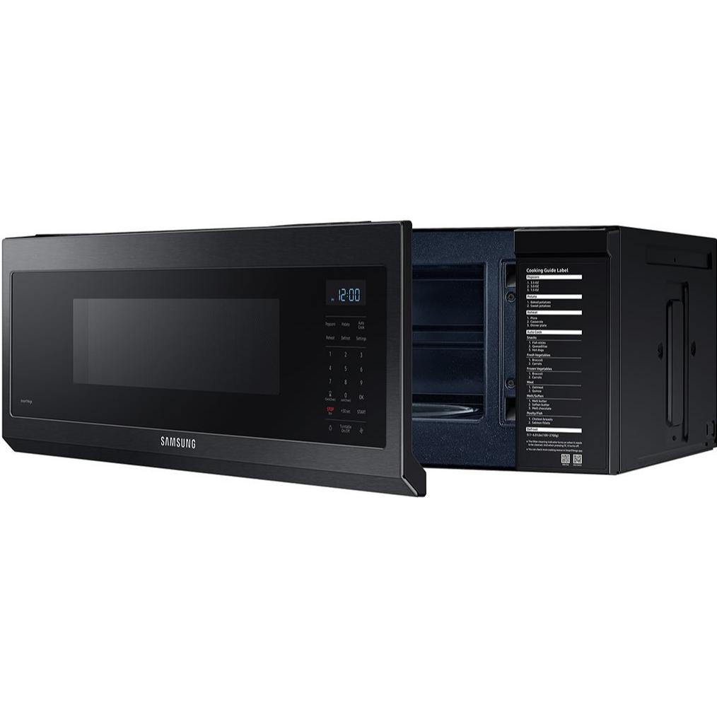  Samsung 30-inch, 1.1 cu. ft. Smart SLIM Over-the-Range Microwave Oven with Wi-Fi and Voice Control ME11F7510MT/AC IMAGE 4