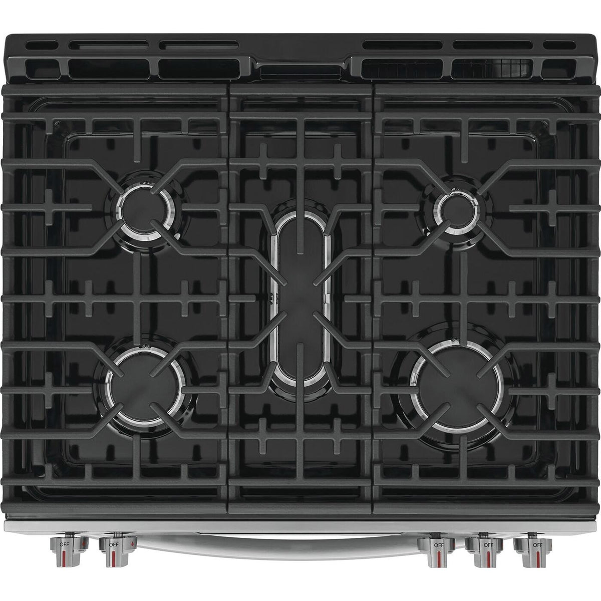 Frigidaire Gallery 30-inch Freestanding Gas Range with Convection Technology GCFG3059BF IMAGE 3