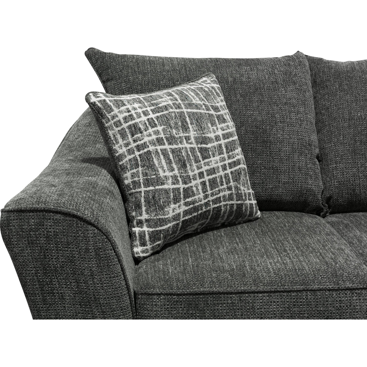  Minhas Furniture Stationary Fabric Loveseat 1075 Loveseat - Captive Dusk IMAGE 3