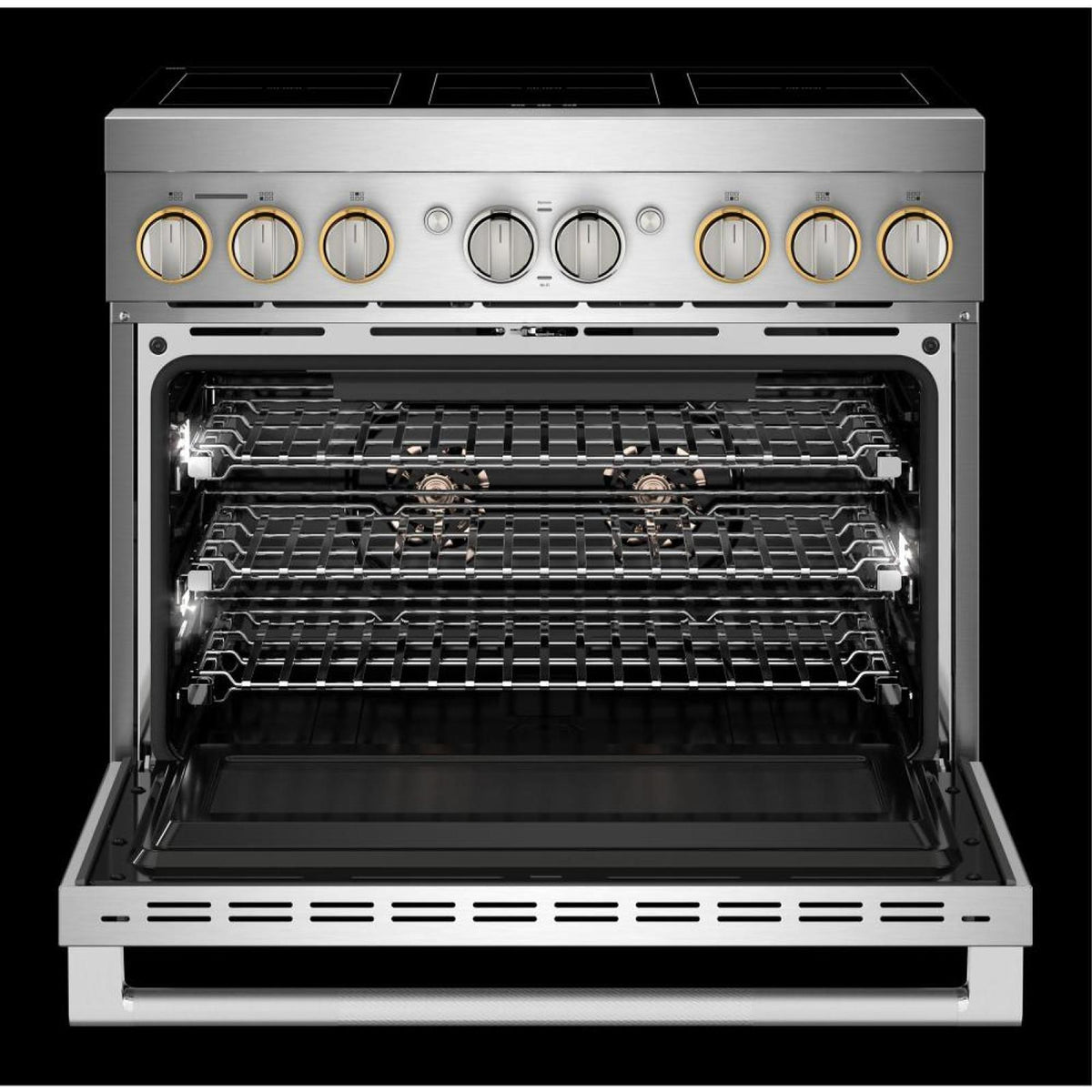  JennAir 36-inch, 5.1 cu. ft. Freestanding Induction Range with Wi-Fi JPIFC736RL IMAGE 5