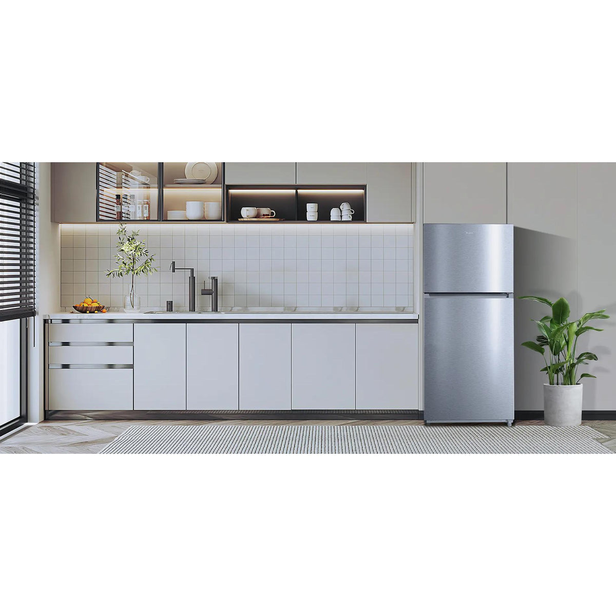  Midea 20.5 cu. ft. Freestanding Top Freezer Refrigerator MRT21D2BWW IMAGE 10