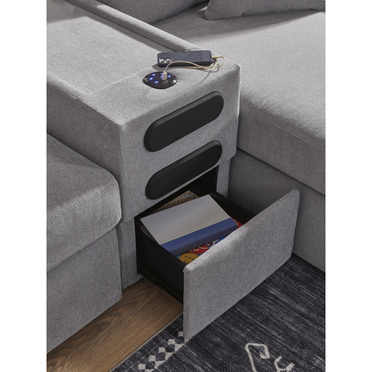 Signature Design by Ashley Modmax 9210427 Console with Audio System IMAGE 5