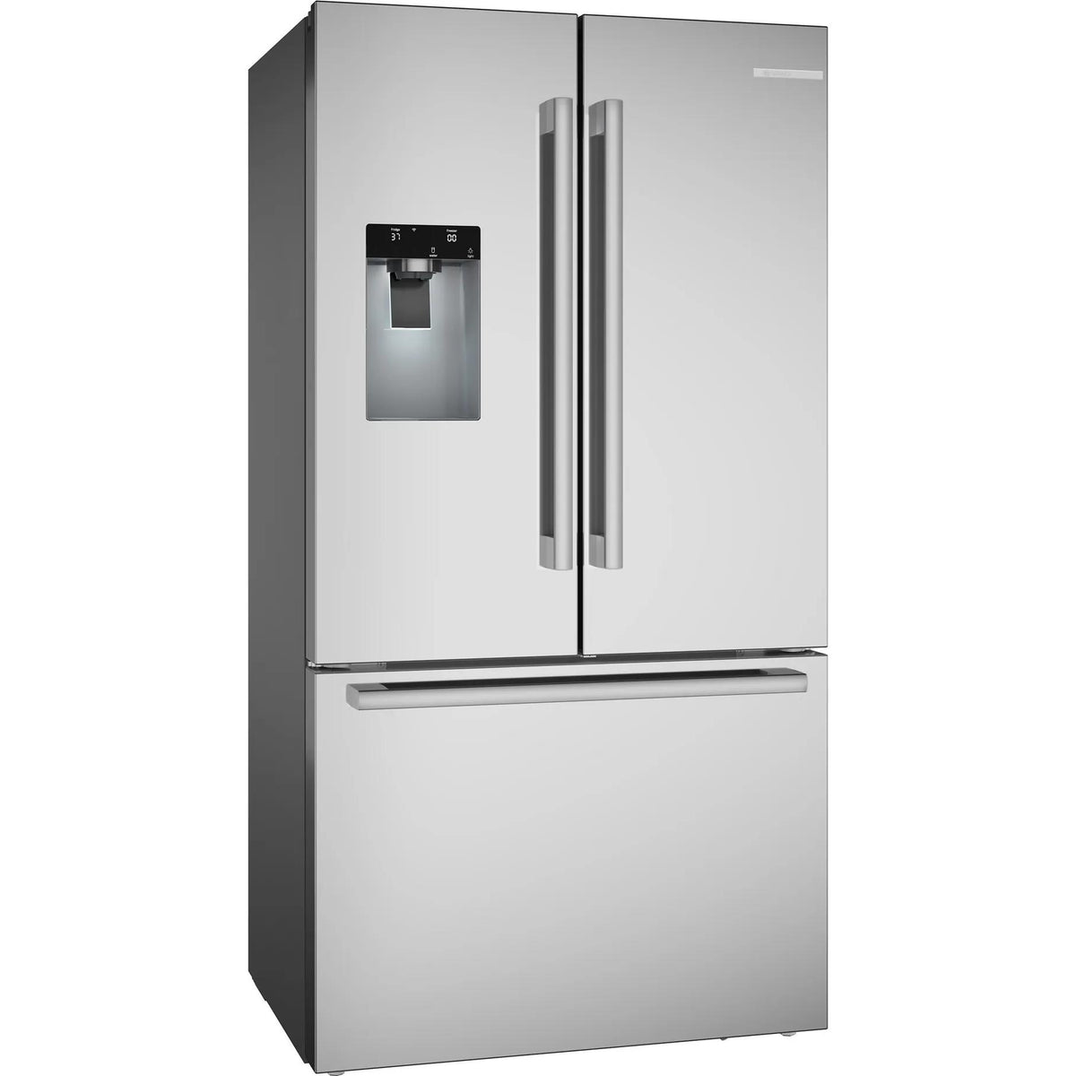 Bosch 36-inch, 21.6 cu. ft. Counter-Depth  French 3-Door Refrigerator with Water and Ice Dispensing System B36CD52SNS IMAGE 2