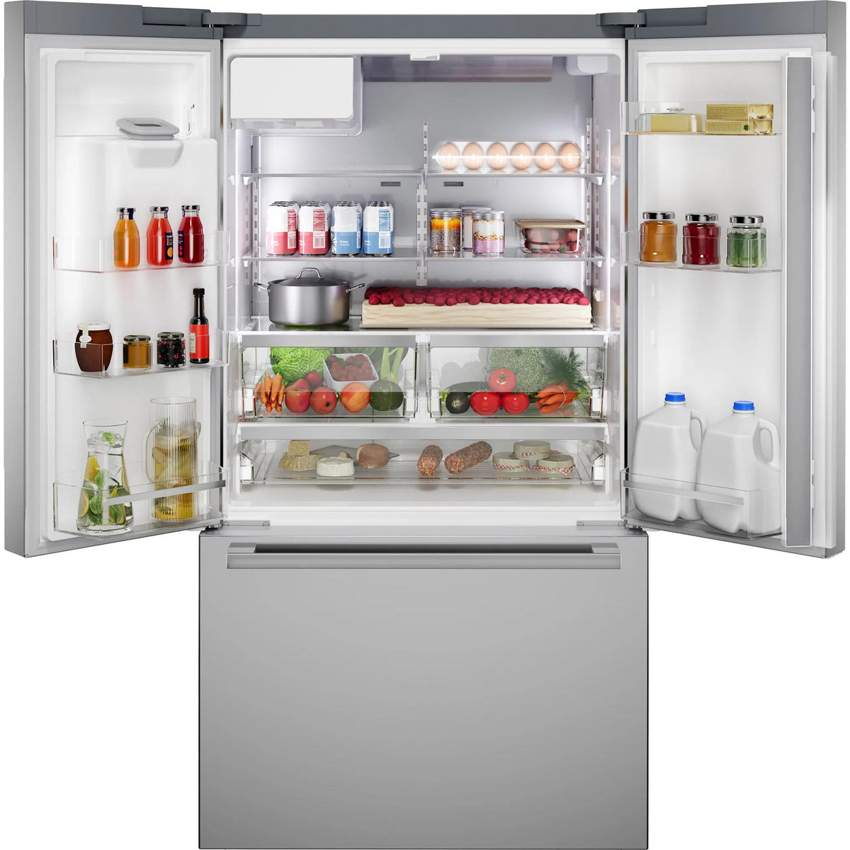  Bosch 36-inch, 21.6 cu. ft. Counter-Depth  French 3-Door Refrigerator with Water and Ice Dispensing System B36CD52SNS IMAGE 5